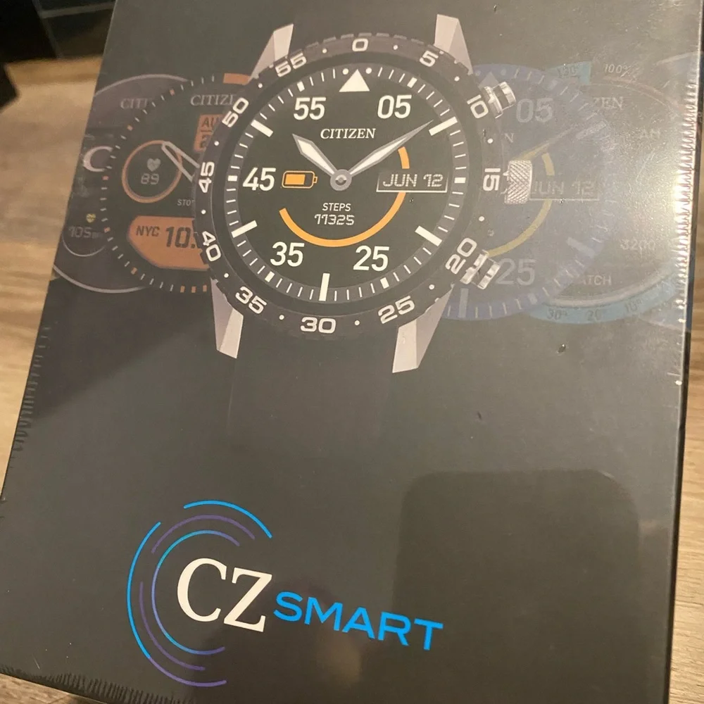 Citizen CZ Smart Gen 2 44MM Black Silicone Sport Smartwatch - MX1011-05X